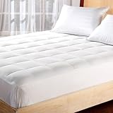 IMAGE OF European White Goose Down Mattress Cover, Twin Extra Long Size