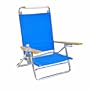 Deluxe 5 position Beach Chair with Drink Holder and X-Wide Arms