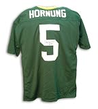 Paul Hornung Autographed/Hand Signed Notre Dame Fighting Irish Green Jersey with HT 56 Inscription