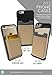 Silk Stick-on Phone Wallet - Sidecar Slim Expandable Credit Card Pocket - Fits iPhone and Android (Champagne Gold)
