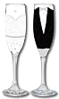 Bride & Groom Champagne Flutes - Set of 2 Bride & Groom Champagne Flutes - Set of 2