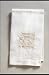 Set of 6 Meandering Vines Embroidered Guest Towel - Z