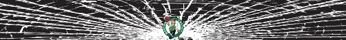 Boston Celtics Shattered Auto Visor Decal