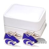 Kansas State Wildcats NCAA Logod Executive Cufflinks w/Jewelry Box