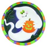 20 HALLOWEEN PAPER PARTY PLATES FREINDLY GHOST AND PUMPKIN