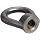 Grade 5 C-1030 Forged Steel Eye Nut, Cadmium Yellow Chromate Plated Finish, UNF 2B Threads, 3/4"-10 Thread Size, 5/16" Width Across Flats