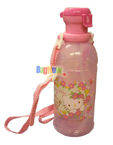 Hello Kitty Drinks / Water Bottle with Pop Up Spout  400ml
