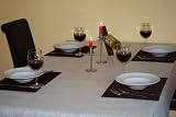 Tischdeckenrolle aus stoffähnlichem Vlies, Weiß, Öko-Tex 100, 1m x 25m, ideal für jede Party, Catering, Vereinsfeier, Hochzeit, Geburtstagsfeier