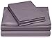 Amazon Brand – Pinzon 400-Thread-Count Hemstitch Egyptian Cotton Sheet Set - Queen, Plum