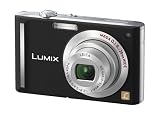 Panasonic DMC-FX55 EG K Digitalkamera (8 Megapixel, 3-fach opt. Zoom, 3 Display, Bildstabilisator) in schwarz