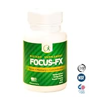 KSL FOCUS-FX - All Natural Focus, Memory and Concentration Formula with Ginkgo Biloba