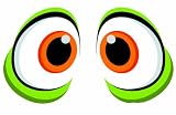Incredibeds Character Frame Eyes, Male T-Rex Orange