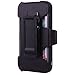 Heavy Duty High Impact Shockproof Dirtproof Hard + Soft Defender Case Cover for Apple iPhone 5c + Belt Clip Holster + Stylus + Screen Protector - Black & Grey