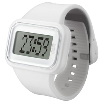 ODM - DD125A-2 - Montre Mixte - Quartz Digital - Eclairage - Bracelet Silicone Blanc