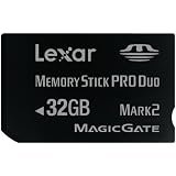 Lexar Memory Stick Pro Duo 32 GB Flash Memory Card LMSPD32GBSBNA