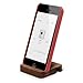 elago W Stand(Natural Wood) for iPhone SE/5/5S, ipad Mini (Angle Support for FaceTime) (Walnut)