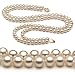 White 6-7mm AA Freshwater Pearl Necklace 18 inch Princess Length