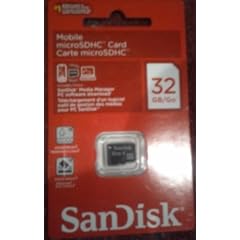 Sandisk mobile microSDHC 32GB Class 4 Speicherkarte