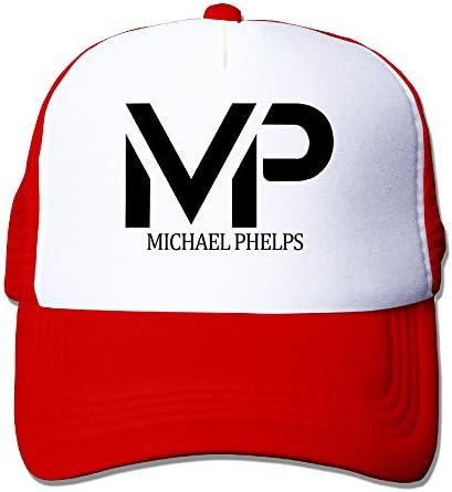 Michael Phelps Logo Truck Hat Cap Red