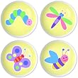 Flowerland Knob Set by Olive Kids