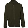 RVCA Project Dark Brown Full Zip Hoodie Sweatshirt