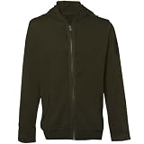 RVCA Project Dark Brown Full Zip Hoodie Sweatshirt