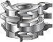 Stacked Rail and Stile Shaper Cutter--Ogee Profile