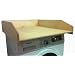 Wickeltischaufsatz, aus echtem Birkenholz, Wickelfl�che 60x70cm, Wickelauflage, Wickelkommode, Aufsatz f�r Waschmaschine oder Trockner, komplett montiert