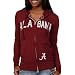 NCAA '47 Brand Alabama Crimson Tide Ladies Pep Rally Full-Zip Hoodie - Crimson