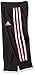 adidas Toddler Girls' Performance Pant, Caviar Black/Pink, 2T