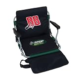 NASCAR #88 Dale Earnhardt Jr. Hard Arm Stadium Seat - Black