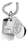 Marc Ecko Midsize Silver Dog Tag Style Watch #E85010G1