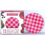 Bernardin Collection Elite Mason Jar Lids - Standard - Gingham - Red by Bernardin Collection Elite