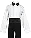 Boys Black Tuxedo with Tail Outfit Set