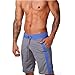 Zehui Men's Soft Running Sports Loose Shorts Underwear Pants Grey waist 79-85CM (31-33inch)
