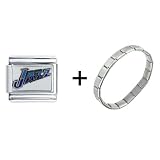 Nba Utah Jazz Italian Charm Bracelet