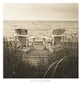 Christine Triebert / Beach Chairs / 33 cm x 35 / Kunstdruck