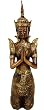 Interesting Cultural Alternative Yoga Graduation Holiday Gifts - 16" Large Thai Thepenom Angel Guardian Statue in Namaste Mudra