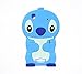 3D blue Stitch & Lilo Soft Silicone Case Cover For ZTE MAX N9520 Boost Mobile