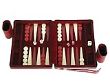 Portfolio Backgammon Set - Maroon