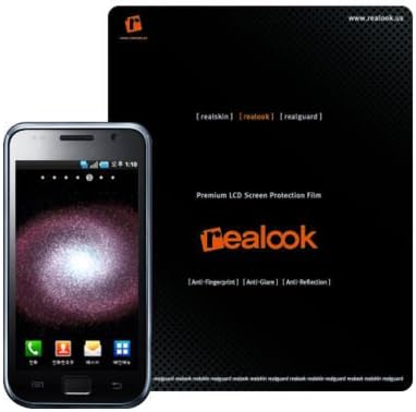 Samsung Galaxy S int'l unlocked version (Model# GT-i9000) Screen Protector, REALOOK screen protector for Samsung Galaxy S int'l unlocked version (Model# GT-i9000) Anti-Glare 2-PK