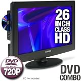 Curtis LCDVD263A - 26" LCD TV with built-in DVD player - widescreen - 720p