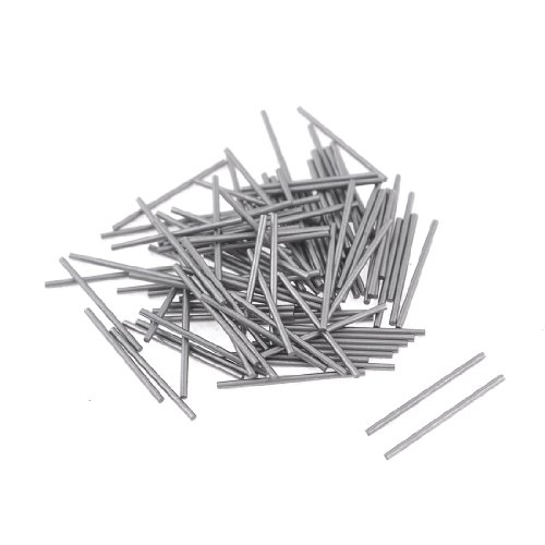 100 Pcs 0.8mm x 15.8mm Parallel Dowel Pins Fasten Elements