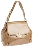SHIH Barnie Patent Double Flap Shoulder Bag