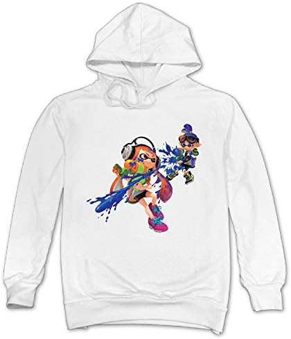 Huma Men's Game Spla Toon Casual Sweatshirt XL White