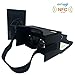 Google Cardboard V2.0,[U.S. Warranty]JoyGeek VR Headset 3D Glasses Virtual Reality Glasses with with NFC Tag and Head-strap for 3-6 inch iPhone and Android Smartphones(Black)