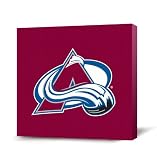 NHL Colorado Avalanche Dark Logo Canvas Print (20 x 20)