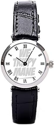 BirdFlying Trippy Ladies Wrist Watches Trippy Mane Logo Women Leather Watch