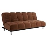 Stainless Steel Futon Set - Coffee