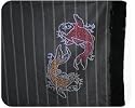 Pet Flys Pet Sling Dog Sling Koi Fish Black - Puppy "Hold'em" Sling Size LARGE